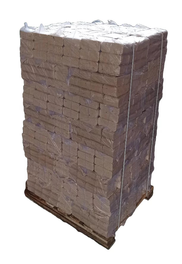 Weichholzbriketts - Palette 960 kg