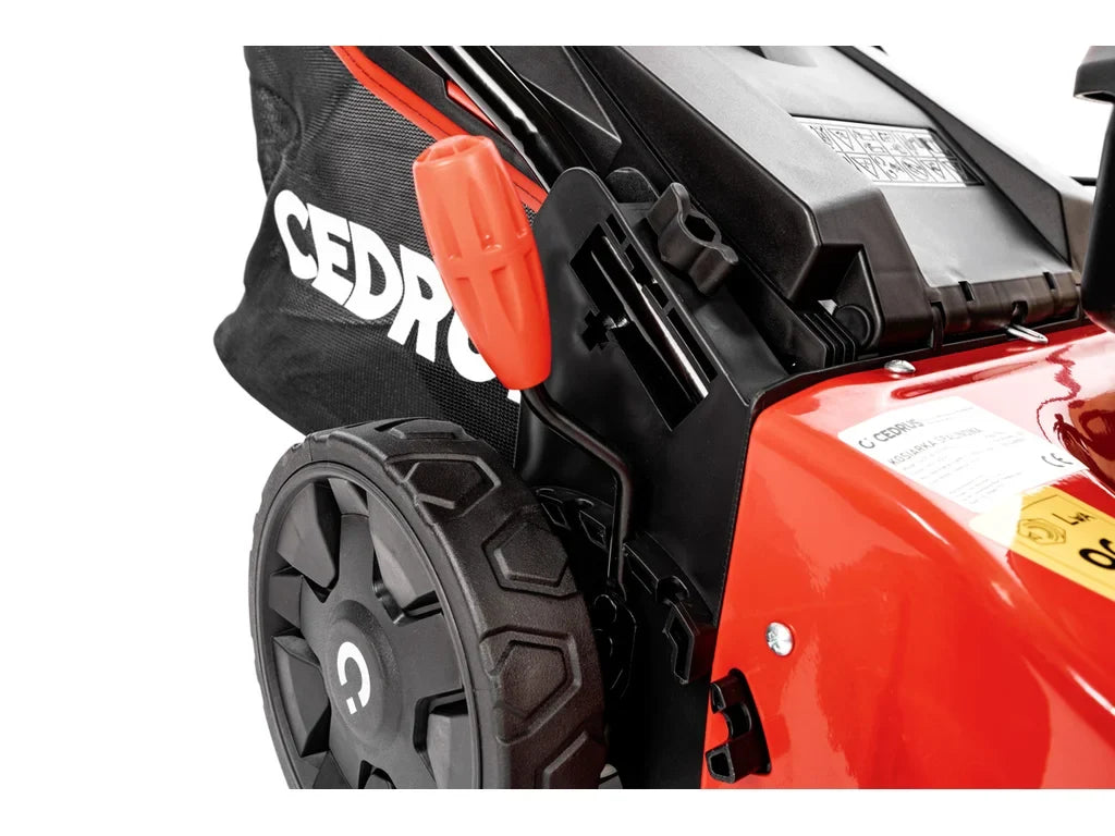 Hahn & Sohn Cedrus KS42 – Benzin-Rasenmäher ohne Antrieb, Y145V-Motor