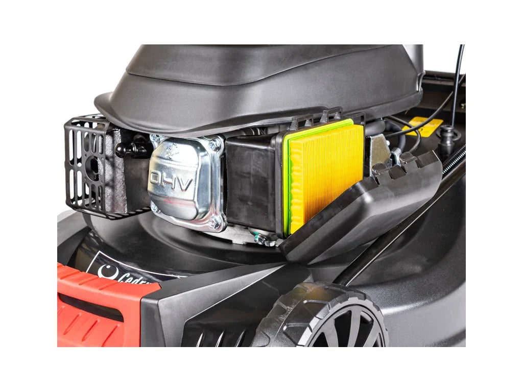 Hahn & Sohn Cedrus KS53S – Benzin-Rasenmäher mit Antrieb, Y196V OHV-Motor