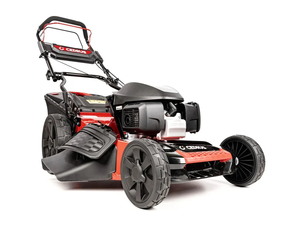 Hahn & Sohn Cedrus KS53S-H AL – Benzin-Rasenmäher mit Antrieb und Aluminiumgehäuse, Honda GCV200