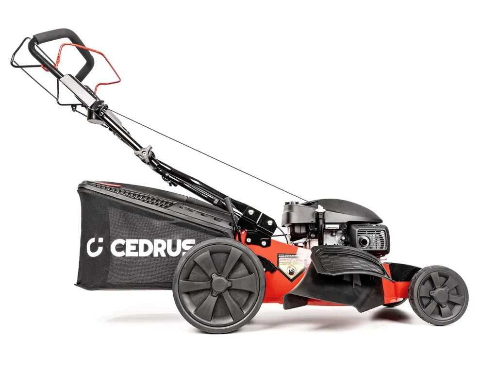 Hahn & Sohn Cedrus KS53S-H AL – Benzin-Rasenmäher mit Antrieb und Aluminiumgehäuse, Honda GCV200