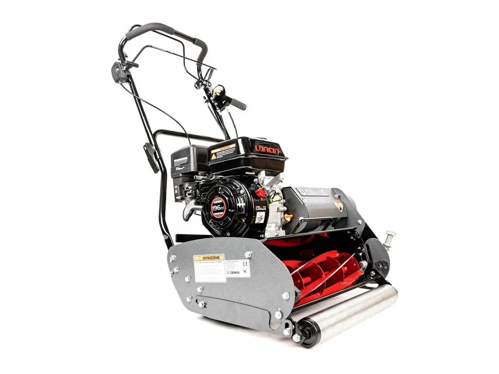 Hahn & Sohn Cedrus SM50 – Benzin-Spindelmäher mit Antrieb, Loncin G200F-Motor