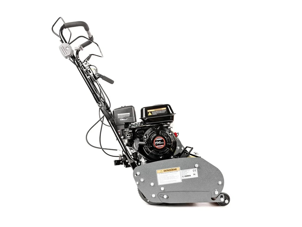 Hahn & Sohn Cedrus SM50 – Benzin-Spindelmäher mit Antrieb, Loncin G200F-Motor