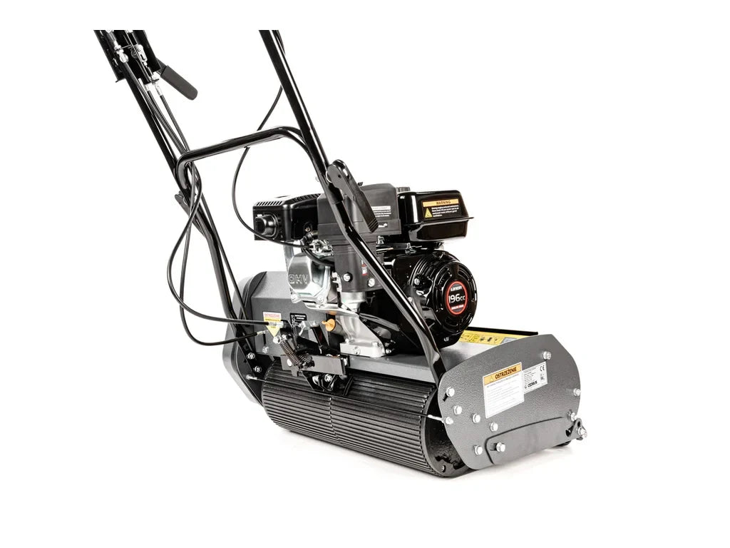 Hahn & Sohn Cedrus SM50 – Benzin-Spindelmäher mit Antrieb, Loncin G200F-Motor