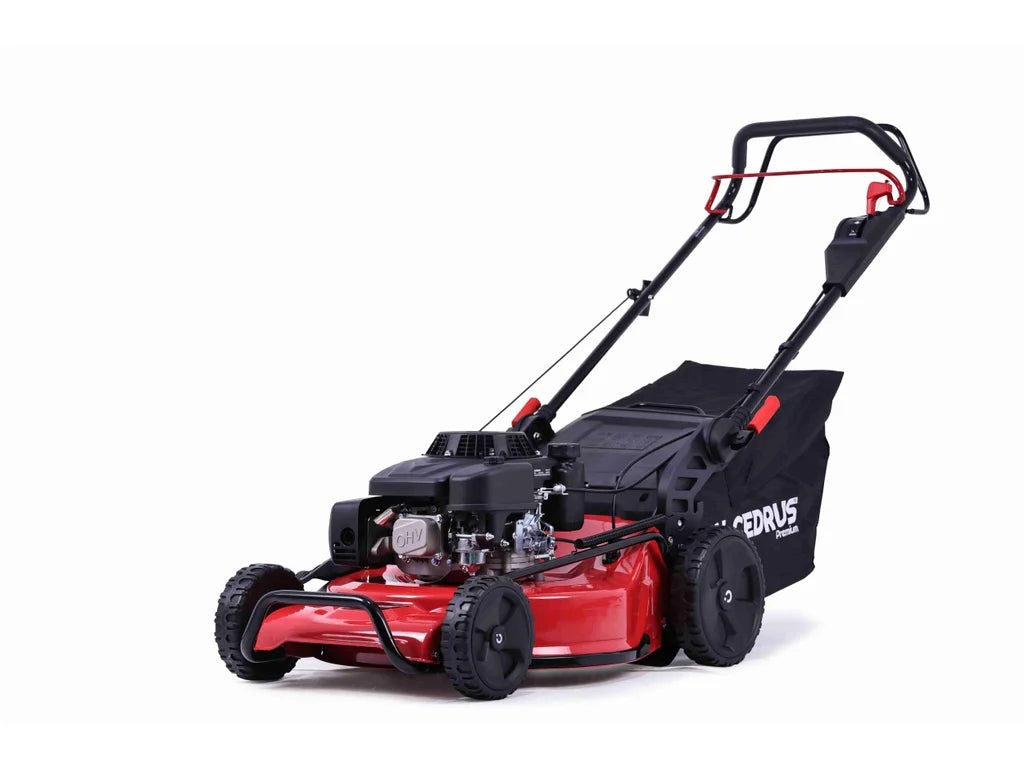 Hahn & Sohn Cedrus LP53S-L – Premium-Benzin-Rasenmäher mit Antrieb, Loncin LC1P75F-Motor