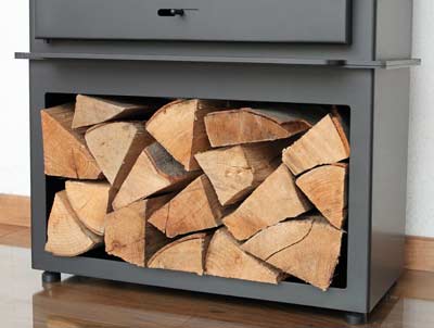 Kaminofen Juhnberg Lorenz 7kW mit Holzfach