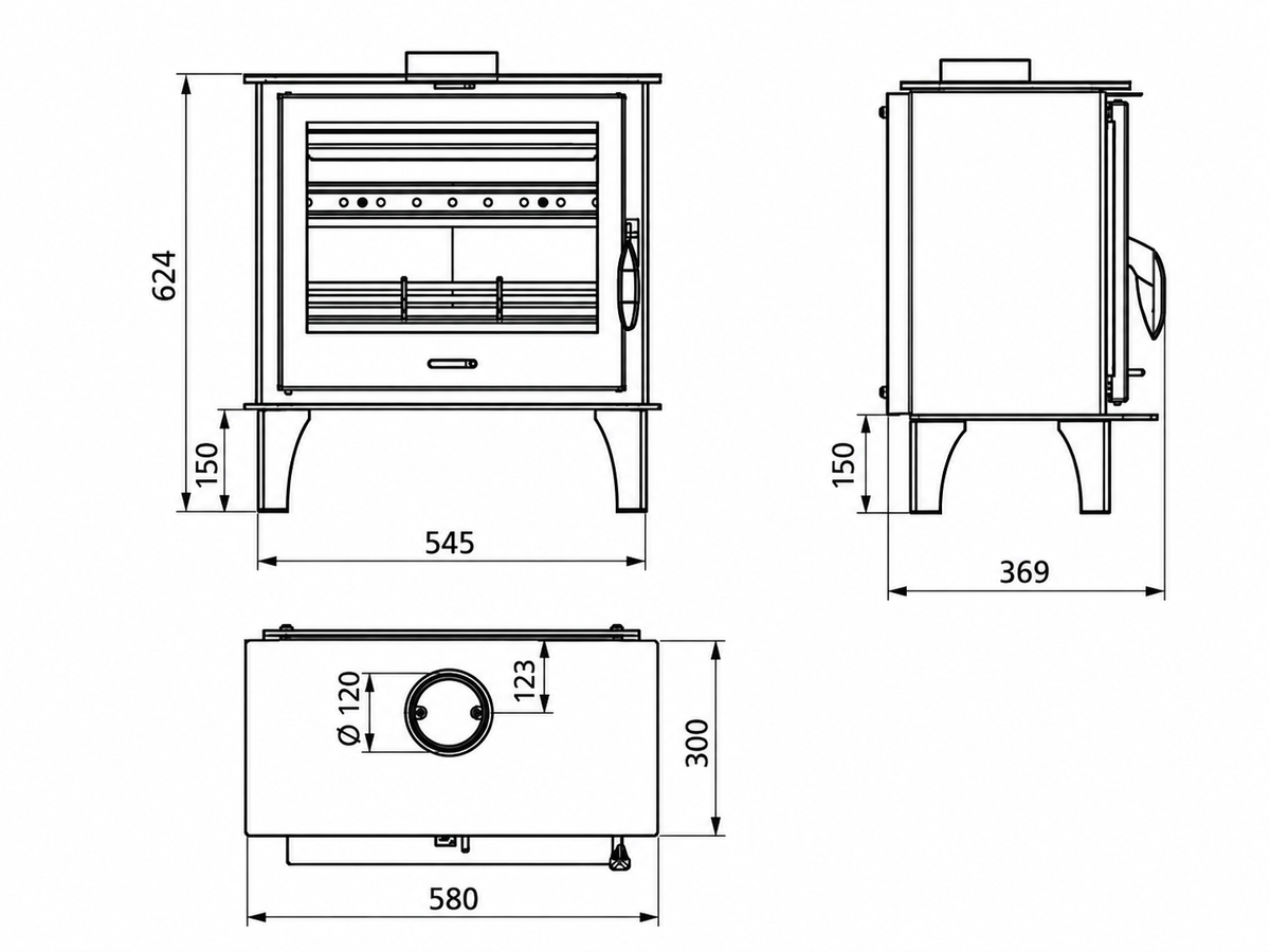 Kaminofen Juhnberg Lorenz 7kW