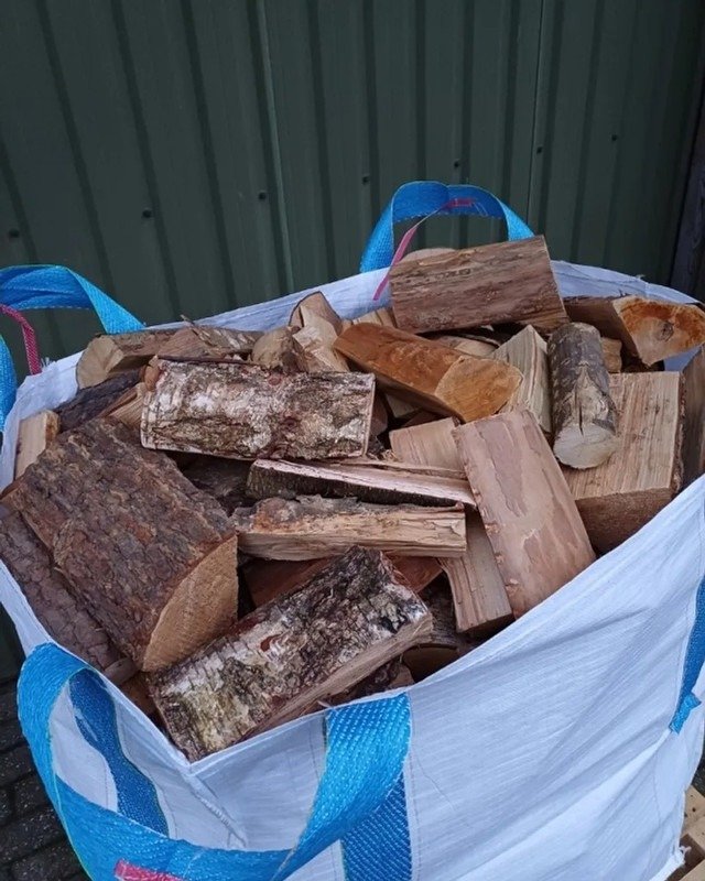 Brennholz-Mix 25 cm – 4 SRM in Big Bags – kammergetrocknet