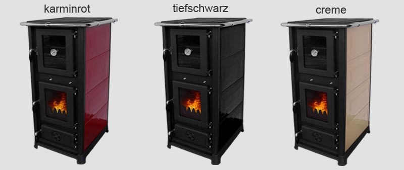 Kamin mit Backofen Johann 12kW