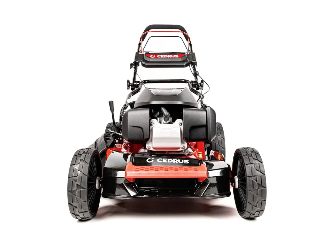 Hahn & Sohn Cedrus KS53S-H AL – Benzin-Rasenmäher mit Antrieb und Aluminiumgehäuse, Honda GCV200