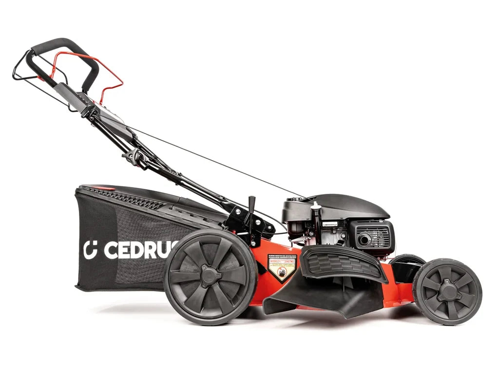 Hahn & Sohn Cedrus KS53S-H AL – Benzin-Rasenmäher mit Antrieb und Aluminiumgehäuse, Honda GCV200