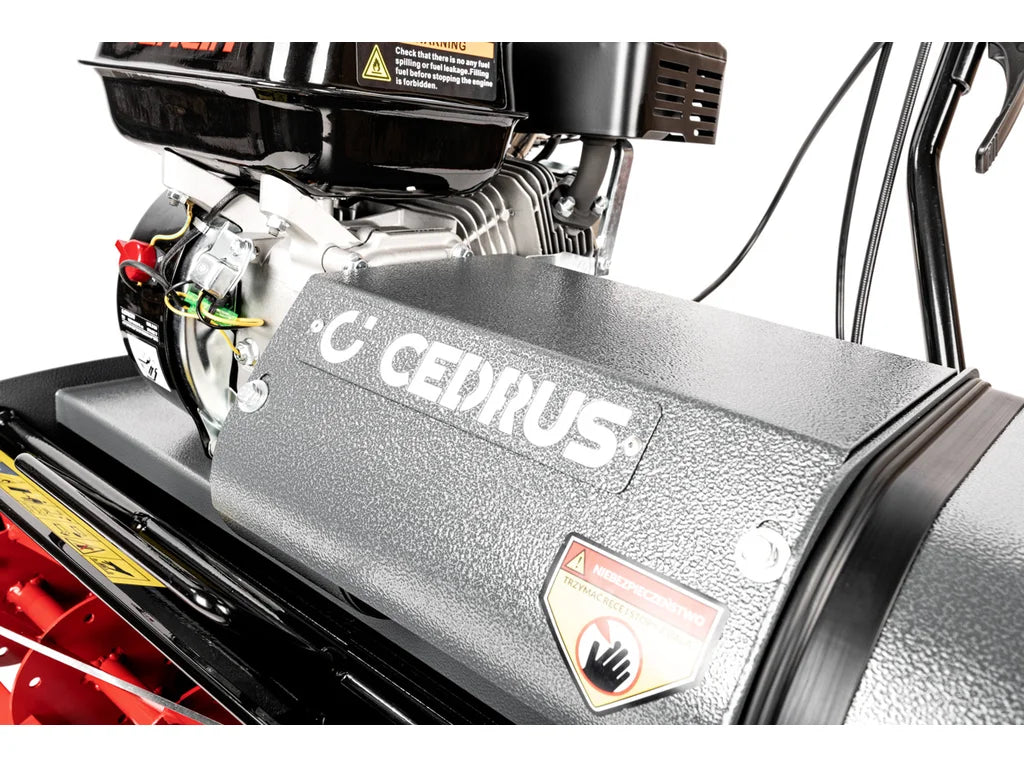 Hahn & Sohn Cedrus SM50 – Benzin-Spindelmäher mit Antrieb, Loncin G200F-Motor