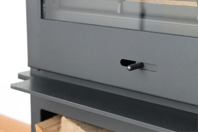 Kaminofen Juhnberg Lorenz 7kW mit Holzfach