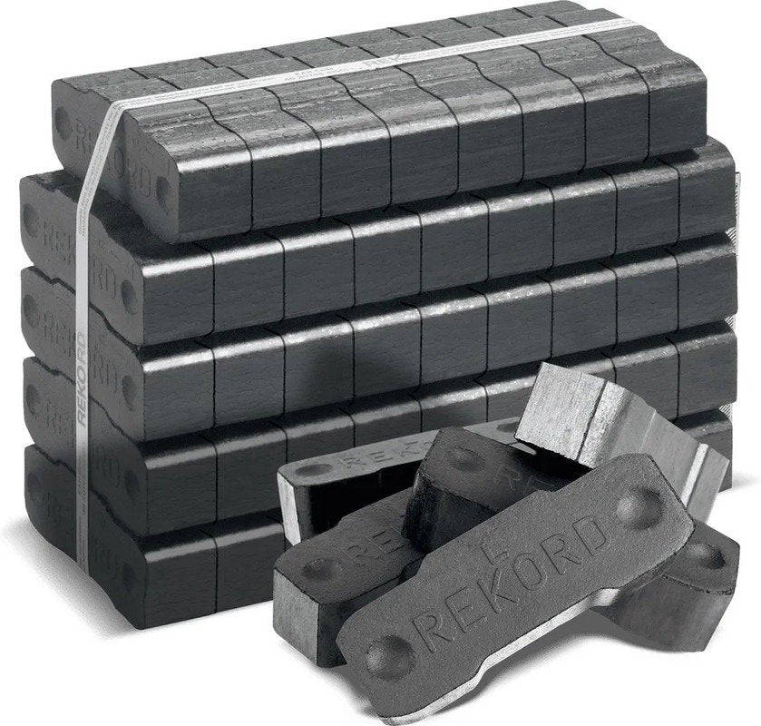 REKORD® Braunkohlebriketts – 1000 kg Palette (40 x 25 kg)